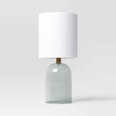 Glass Table Lamp With Open Base - Room Essentials™: ETL Listed, No Assembly, Modern Desk & Bedside Lighting 3 Glass Table Lamp With Open Base - Room Essentials™: ETL Listed, No Assembly, Modern Desk & Bedside Lighting
