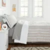 Stripe Microfiber Reversible Comforter & Sheet Set Gray - Room Essentials™ -Wayfair Shop GUEST 93d0bad5 b32f 4520 aa7a aa9957f18c34