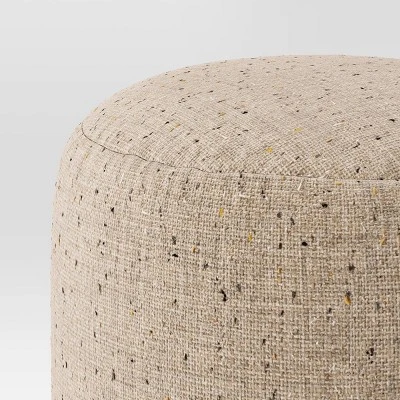 Speckled Pouf Ottoman Speckled Beige- Room Essentials™ 5 Speckled Pouf Ottoman Speckled Beige- Room Essentials™ - Image 3