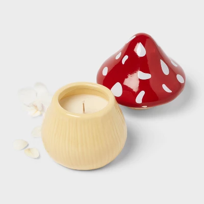 Mushroom Figural Ceramic Spice Cabinet Jar Candle - Room Essentials™ 4 Mushroom Figural Ceramic Spice Cabinet Jar Candle - Room Essentials™ - Image 2