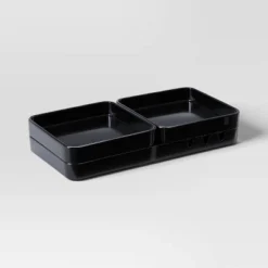 3pc Stackable Melamine Decorative Trays - Room Essentials™ -Wayfair Shop GUEST 9981cc08 3f57 48a8 9d89 1c6c38b0c8d5