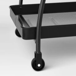Metal Mesh Rolling Bar Outdoor Serving Cart Black - Room Essentials™ 8 Metal Mesh Rolling Bar Outdoor Serving Cart Black - Room Essentials™ -Wayfair Shop GUEST 9ad36d33 d1a5 40d3 9dce 60975635070e