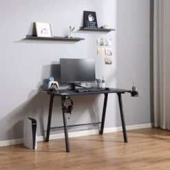 Gaming Dorm Desk With LED Lights And Headphone Holder - Room Essentials™ -Wayfair Shop GUEST 9cc60c1f 6b23 465a aaaa 454f841c0d62