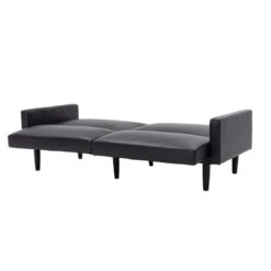 Faux Leather Futon Sofa With Arms Black - Room Essentials™ -Wayfair Shop GUEST 9d1c56ec c4dc 4391 8d2f 40e99d25975e