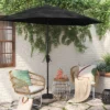 7.813'x8.83' Half Circle Patio Umbrella - Black Pole - Room Essentials™ -Wayfair Shop GUEST a1beb6d3 f794 4645 9318 f06603a17137