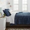 Reversible Microfiber Grid Comforter - Room Essentials™ -Wayfair Shop GUEST a2411ca3 c7fc 4886 b1f2 8d2c6ace4984