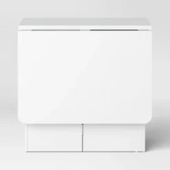 Drop Leaf Dining Table With Storage Shelves White - Room Essentials™ -Wayfair Shop GUEST a2c4d422 bcb3 4f7f bc17 4c9ebd4a053a