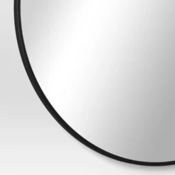 28" Round Metal Mirror Black - Room Essentials™ -Wayfair Shop GUEST a4598769 117a 43d0 9270 d3062d324ef2