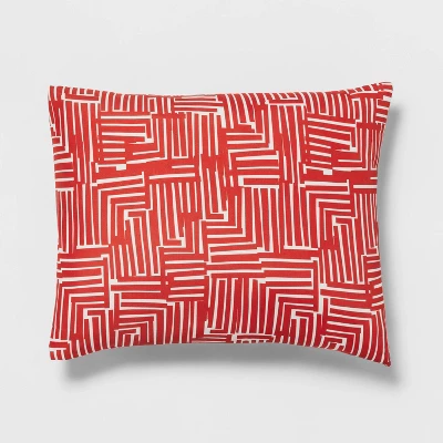 Tread Reversible Microfiber Comforter & Sheets Set Warm Red - Room Essentials™ 5 Tread Reversible Microfiber Comforter & Sheets Set Warm Red - Room Essentials™ - Image 3