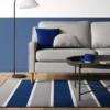 4'x5'6" Rugby Striped Accent Rug Gray/Blue - Room Essentials™ -Wayfair Shop GUEST a6ec98d2 e655 405c ab9a c8179b913b9d