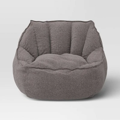 Dorm Lounge Chair Heather Gray - Room Essentials™: Polyester Upholstery, Foam Filled, No Assembly Required 4 Dorm Lounge Chair Heather Gray - Room Essentials™: Polyester Upholstery, Foam Filled, No Assembly Required - Image 2