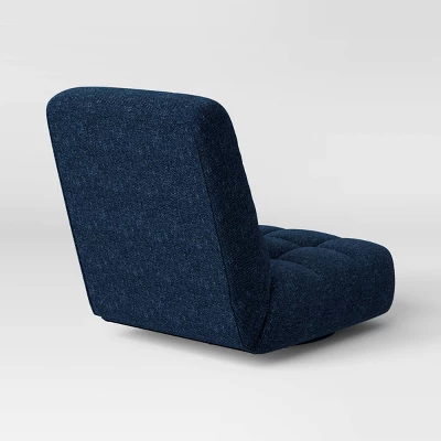 Floor Dorm Gaming Chair With Adjustable Back Navy - Room Essentials™ 5 Floor Dorm Gaming Chair With Adjustable Back Navy - Room Essentials™ - Image 3