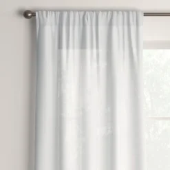 1pc Sheer Window Curtain Panel White - Room Essentials™ -Wayfair Shop GUEST afd37973 a6ae 42ab b99e 0c64ea85dce0