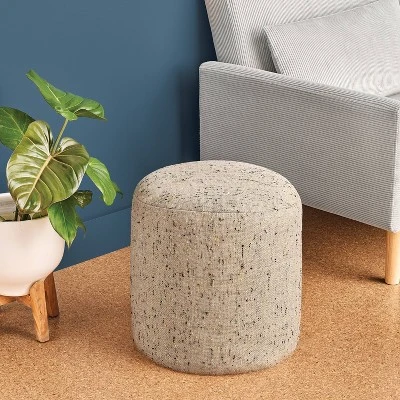 Speckled Pouf Ottoman Speckled Beige- Room Essentials™ 3 Speckled Pouf Ottoman Speckled Beige- Room Essentials™