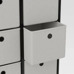 Fabric 6-Bin Tall Vertical Dresser Black Frame - Room Essentials™ -Wayfair Shop GUEST b2ebe5b8 2953 436a a38e 9f6dcafafd48