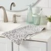 Quick Dry Floral Waffle Towel Black - Room Essentials™ -Wayfair Shop GUEST b3b48471 8b88 42ac b122 e1f66fda6045