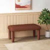 Upholstered Bench Rust Boucle - Room Essentials™ -Wayfair Shop GUEST bd3f49ab 8356 4f50 ac4c b045822b9c91