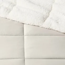 Sherpa Washed Microfiber Reversible Comforter - Room Essentials™ 9 Sherpa Washed Microfiber Reversible Comforter - Room Essentials™ -Wayfair Shop GUEST c2a3a9f9 2ea7 454d 8307 6e3a56bc2a72