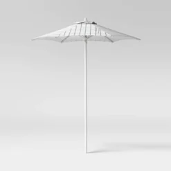 6' Round Outdoor Patio Market Umbrella With Black Pole - Room Essentials™ -Wayfair Shop GUEST c78e0590 b3ff 4056 9657 72309417df79