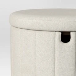 Folding Round Storage Ottoman - Room Essentials™ -Wayfair Shop GUEST c8e3e142 ed73 421a bc5c a3c61de6f5c3