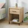 Mixed Materials Wood And Metal Nightstand Updated Base Natural Wood - Room Essentials™ 1 Mixed Materials Wood And Metal Nightstand Updated Base Natural Wood - Room Essentials™ -Wayfair Shop GUEST cb13f61d e7cb 471f a151 7228c46539cc