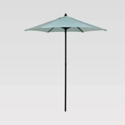 6' Round Outdoor Patio Market Umbrella With Black Pole - Room Essentials™ -Wayfair Shop GUEST cb1c716e 1996 4d1f 9d0c 954cb1ffd10d