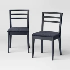 Set O2 Ladder Back Dining Chair With Padded Seat - Room Essentials™ -Wayfair Shop GUEST d212e723 d8d3 4f72 8d92 08dfbba87598