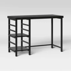 Adjustable Dorm Storage Desk Black - Room Essentials™ -Wayfair Shop GUEST d6aa683d 4568 4160 9363 42fe27d90e8b