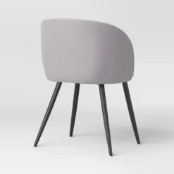 Set Of 2 Upholstered Barrel Back Dining Chairs With Metal Base Dining Chair Gray - Room Essentials™ -Wayfair Shop GUEST d6dd121a cf0a 446d b4b2 b2363f6952a9