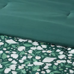 Floral Printed Microfiber Reversible Comforter & Sheets Set Dark Green - Room Essentials™ -Wayfair Shop GUEST df79204e d53f 4796 9fc1 6fecf011d658