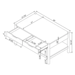 Scandi Coffee Tables Table With Drawers Natural - Room Essentials™ -Wayfair Shop GUEST e2790588 e642 4f01 a1d8 5f61bd34b1e1