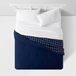 Reversible Microfiber Grid Comforter - Room Essentials™ -Wayfair Shop GUEST e4e16958 0390 4f36 a2dd d3b2f9579dd8