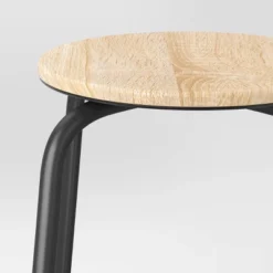 Set Of 2 24" Wood With And Metal Base Backless Counter Height Barstool Stool Natural - Room Essentials™ -Wayfair Shop GUEST e6d2c9fc 24a8 4963 bd09 af7a721ce0d3