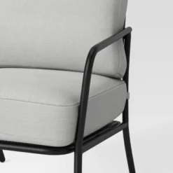 2pc Metal Mesh Outdoor Patio Chairs With Double Cushions, Club Chairs Black - Room Essentials™ -Wayfair Shop GUEST e78b6241 638a 4296 8ce1 db41e8e3dfb1