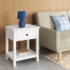 Traditional Side Table With Storage Drawer Classic White - Room Essentials™ 2 Traditional Side Table With Storage Drawer Classic White - Room Essentials™ -Wayfair Shop GUEST e7a13dc7 fc2f 4ac1 b369 008abe294306