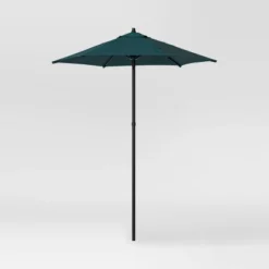 6' Round Outdoor Patio Market Umbrella With Black Pole - Room Essentials™ -Wayfair Shop GUEST e9204e2b 99a7 477f 98d3 58f5539a9218