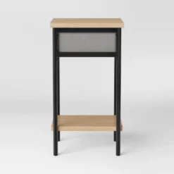 Fabric Bin Dorm Side Table Black Frame - Room Essentials™ -Wayfair Shop GUEST ee365bde 4d08 477d 9c2d 26ab0ccbb290