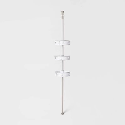 Steel Corner Tension Pole Caddy - Room Essentials™ 6 Steel Corner Tension Pole Caddy - Room Essentials™ - Image 4