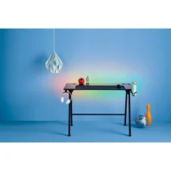 Gaming Dorm Desk With LED Lights And Headphone Holder - Room Essentials™ -Wayfair Shop GUEST f47b8916 5032 4c3d aefa 9cc72ff1ccb9