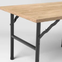 Adjustable Height Dorm Folding Table Brown - Room Essentials™ -Wayfair Shop GUEST fc18ae1a 6259 4076 8b08 44a9d2c9597d