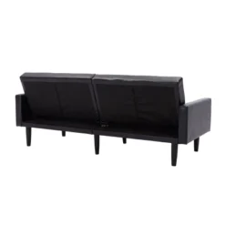 Faux Leather Futon Sofa With Arms Black - Room Essentials™ -Wayfair Shop GUEST fc7d055a 313d 47c6 b0f0 b13d401eb9fe
