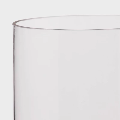 Clear Hurricane 3" X 8" Pillar Candle Holder - Room Essentials™: Sophisticated Tabletop Glass Decor 4 Clear Hurricane 3" X 8" Pillar Candle Holder - Room Essentials™: Sophisticated Tabletop Glass Decor - Image 2